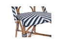 Sorrento Side Chair – Navy Chevron