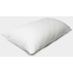 Heavenly Dreams Quilted Cotton Pillow Protector - Standard - Zip Closure