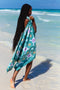 Green Sea Sand Free Beach Towel