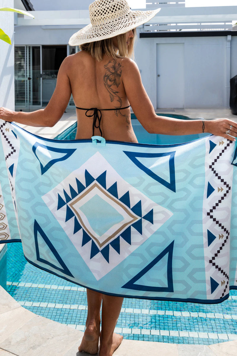 Blue Dream Sand Free Beach Towel