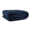 Premium Cotton Waffle Blankets - Navy