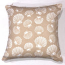 Shells Cushion Cover Sand White