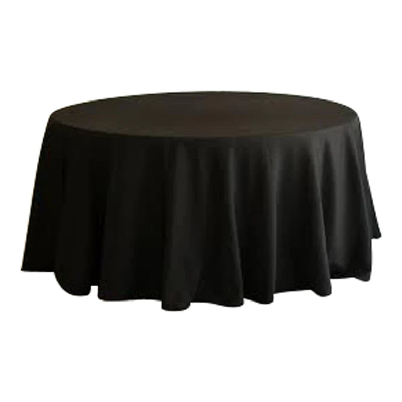 Round Tablecloth Black