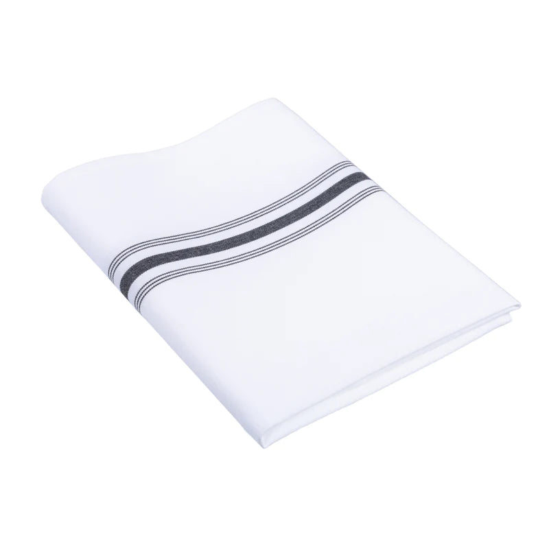 Bistro Napkins Black White Stripes