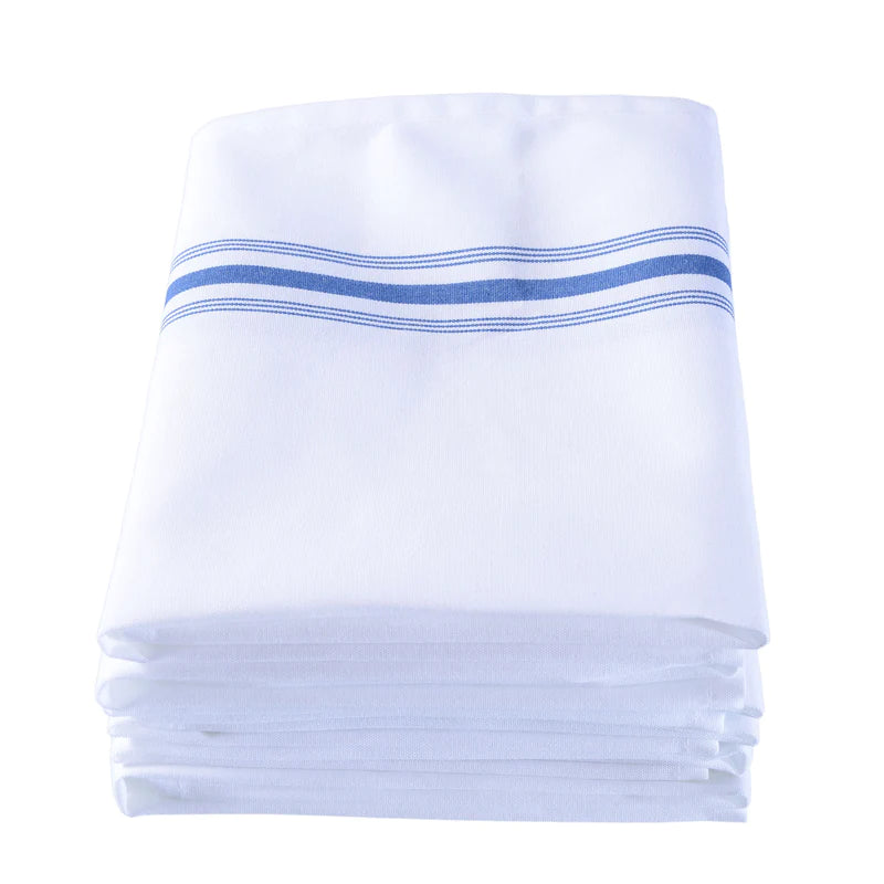 Bistro Table Napkin Blue White Stripes