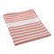 Commercial Striped Tea Towel Red