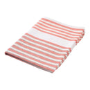 Commercial Striped Tea Towel Red