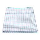 Large Check Tea Towel Green Black Check