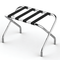 Luggage Rack, Metal Metal Chrome Poly Straps, W/O Back