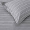 Studio Stripe Quilt Cover Sets - Silver