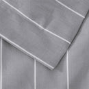 Studio Stripe Quilt Cover Sets - Silver