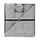 Bamboo Bath Towel Grey Gift Pack