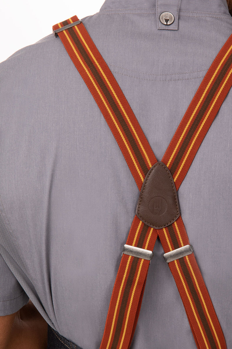  Berkeley Apron Suspenders- Rust Clay