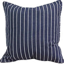 Regatta Navy White Stripe Cushion Cover
