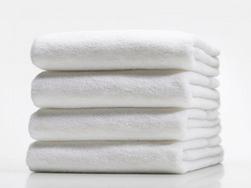 Deluxe White Towels 100% Cotton
