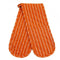 Regatta Double Oven Mitt Orange and White Stripe