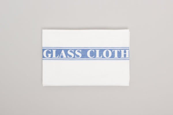Premium Glass Cloth 100% Cotton Blue Stripe
