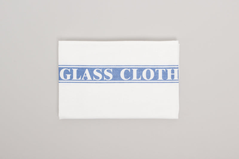 Premium Glass Cloth 100% Cotton Blue Stripe
