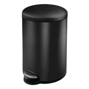 Pedal Step Waste Bin Black 5LTR