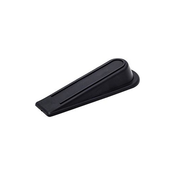 Door Stop Rubber Wedge Black