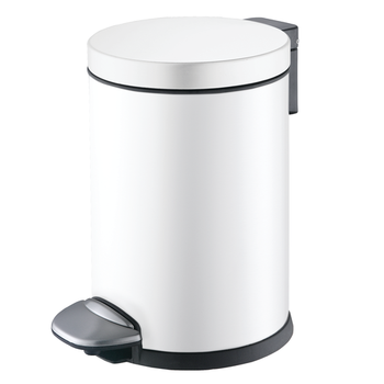 Pedal Step Waste Bin White 3LTR