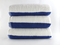 Luxury Cabana Pool Towel Blue White Stripe