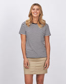 Ladies Modern Stripe Tee Stevie