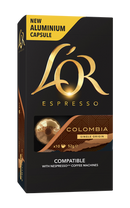 LOR Coffee Capsules Colombia CTN/100