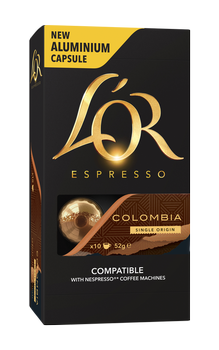 LOR Coffee Capsules Colombia CTN/100