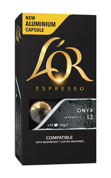 LOR Coffee Capsules Onxy CTN/100