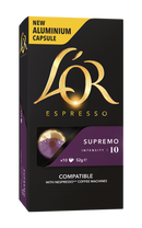 LOR Coffee Capsules Supremo CTN/100