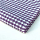 Gingham Check Purple Tablecloth