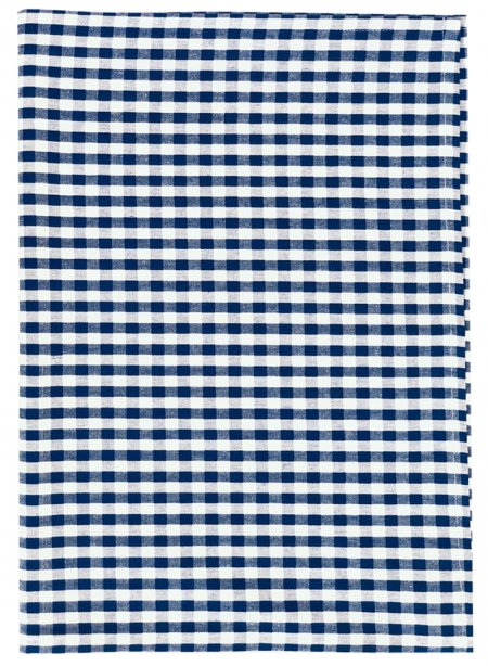 Gingham Check Blue Tea Towel