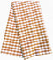 Gingham Check Orange Tea Towel