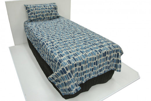 Norwood Blue Quilt Cover Set