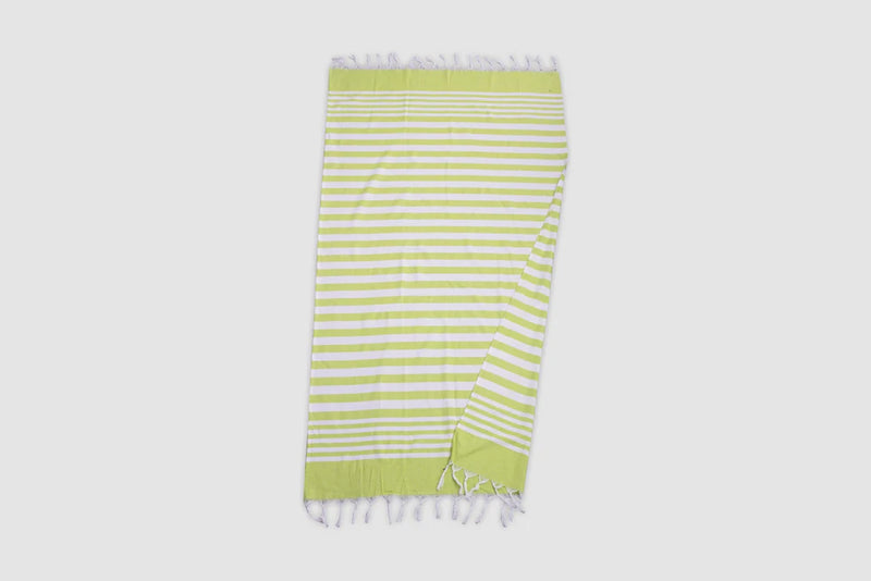 Turkish Beach and Pool Towel Lime