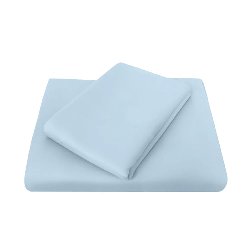 Commercial Fitted Sheet Blue Chateau