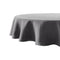 Linen Round Tablecloth 228cm Charcoal