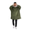 Cordy Blanket Hoodie - Olive