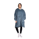 Cordy Blanket Hoodie - Blue
