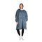 Cordy Blanket Hoodie - Blue
