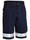 Taped Navy Cool Vented Lightweight Cargo Short For Men