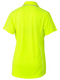 Women's Cool Mesh Polo With Reflective Piping - Short Sleeve
