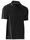 Mens Cool Mesh Polo With Reflective Piping