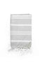 Classic Turkish Cotton Hand Towel - Light Grey