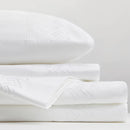 Siena Flat Sheet Set - White