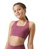 Kids Racer Crop Merlot