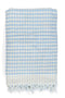Pompom Turkish Cotton Bath Sheet - Pale Blue