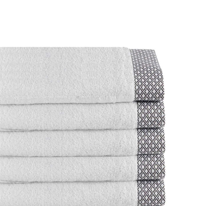 5 x Cloud Turkish Bath Towels White