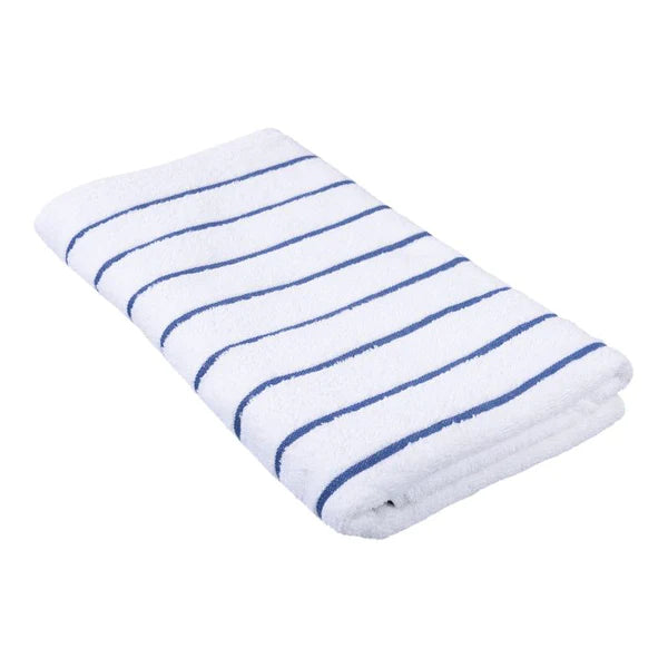 Heavenly Indulgence Wholesale Hotel and Resort Pool Towel Blue  Stripe Wholesale